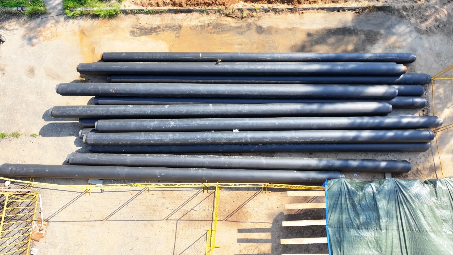 видео с коптера, теплосети руза,