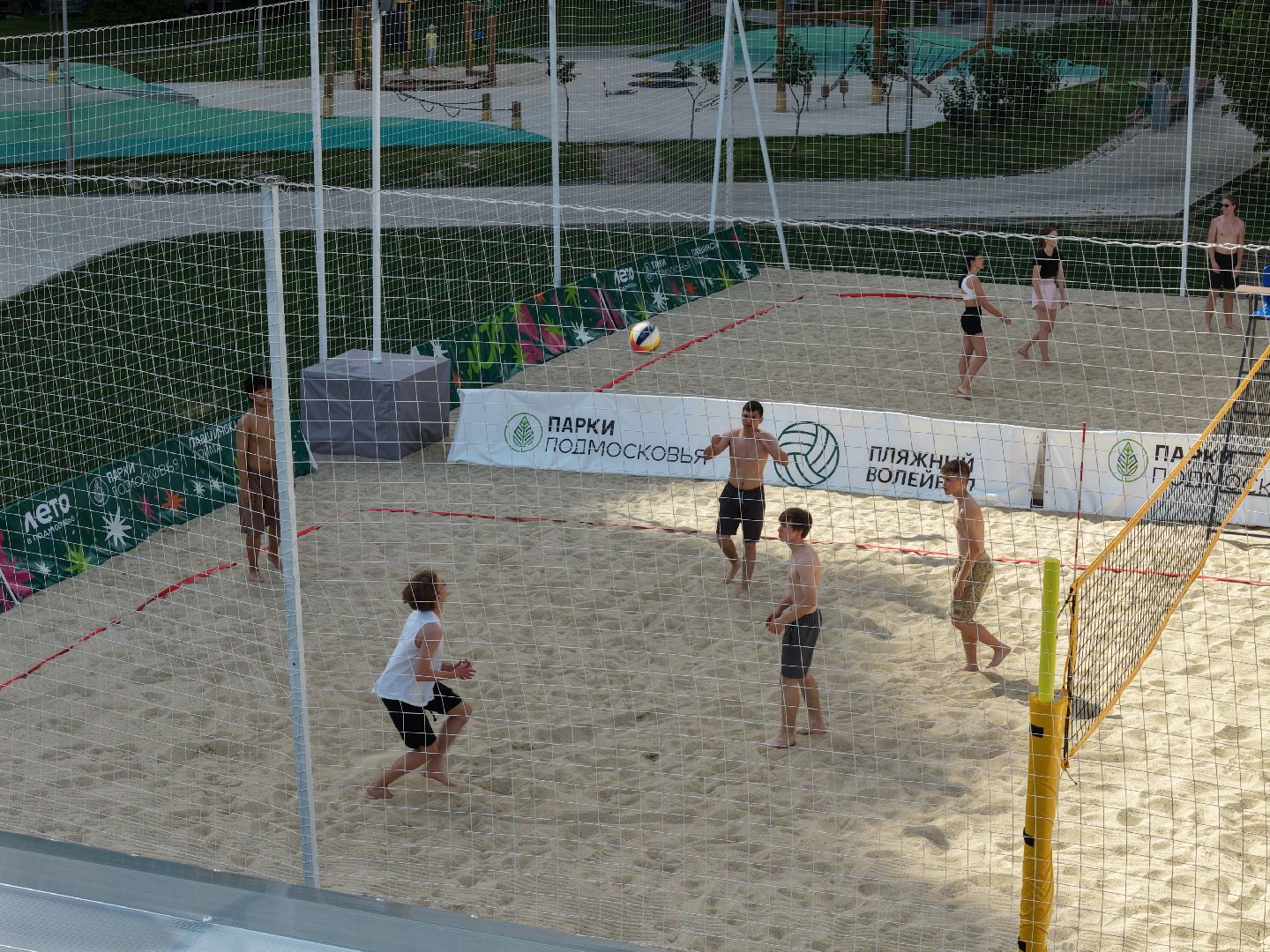 видео с коптера, спорт в красногорске, волейбол красногорск, волейбол павшинская пойма,