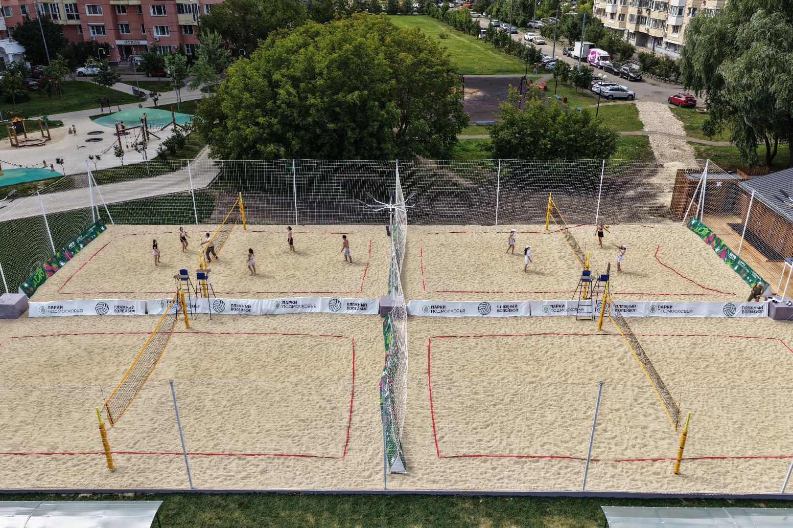 видео с коптера, спорт в красногорске, волейбол красногорск, волейбол павшинская пойма,