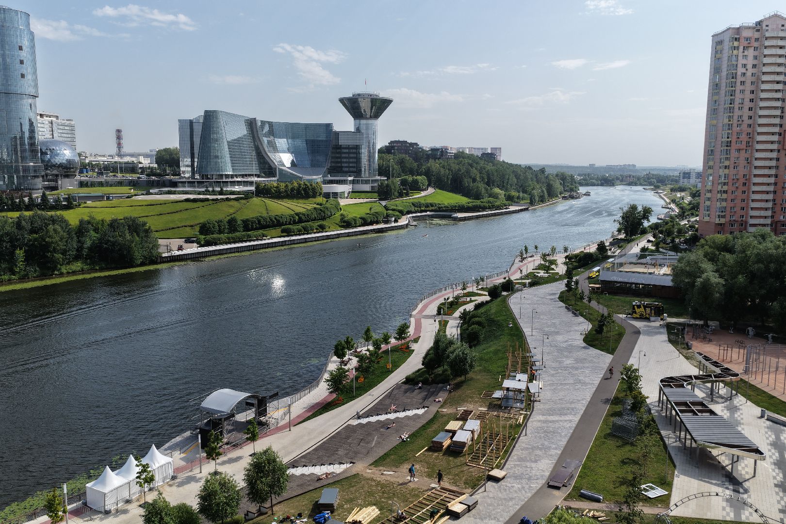 видео с коптера, спорт в красногорске, волейбол красногорск, волейбол павшинская пойма,