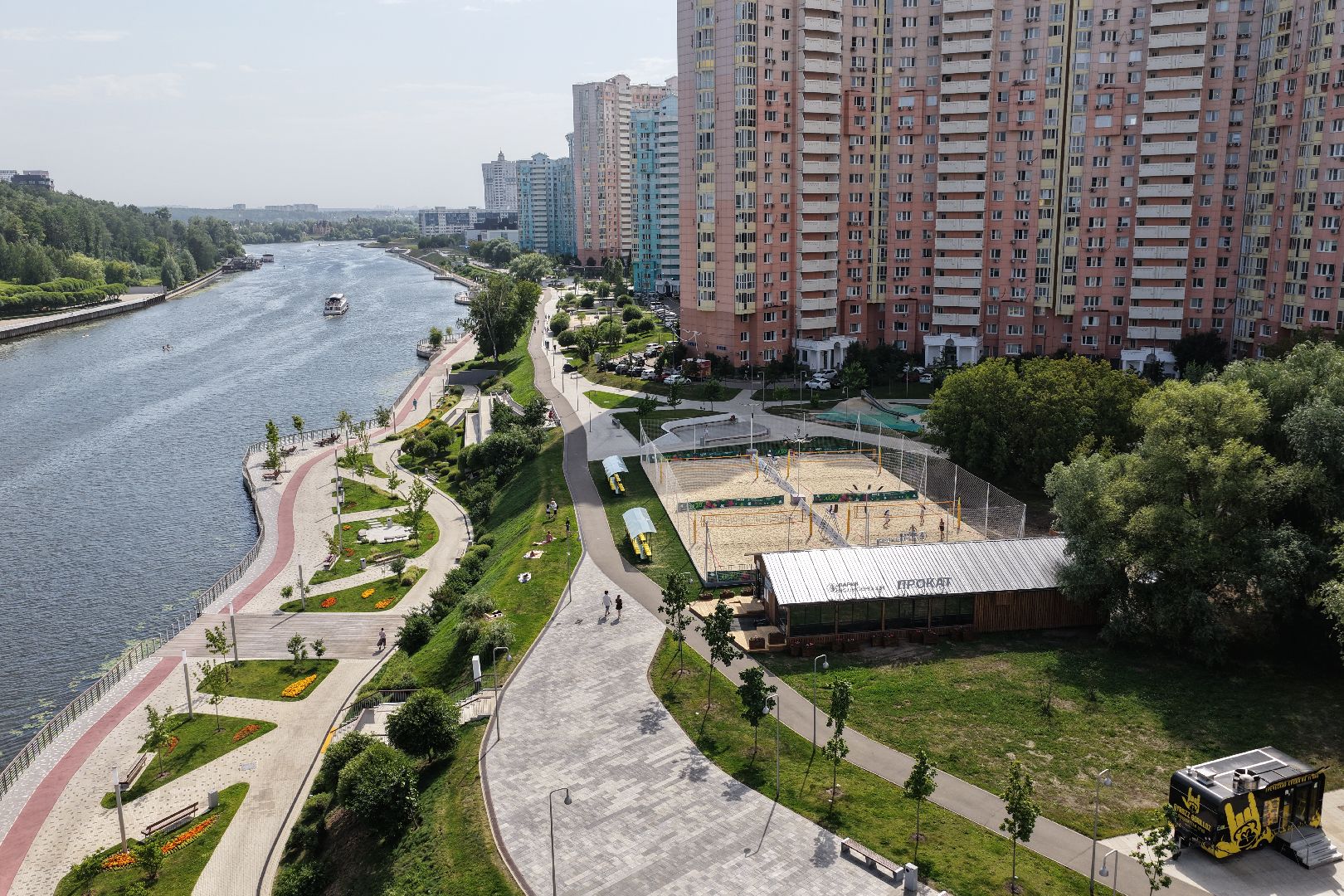 видео с коптера, спорт в красногорске, волейбол красногорск, волейбол павшинская пойма,