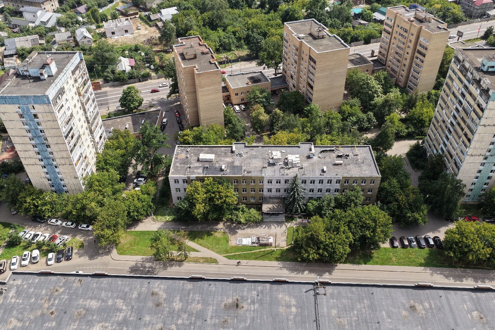 видео с коптера, музыкальная школа красногорск,