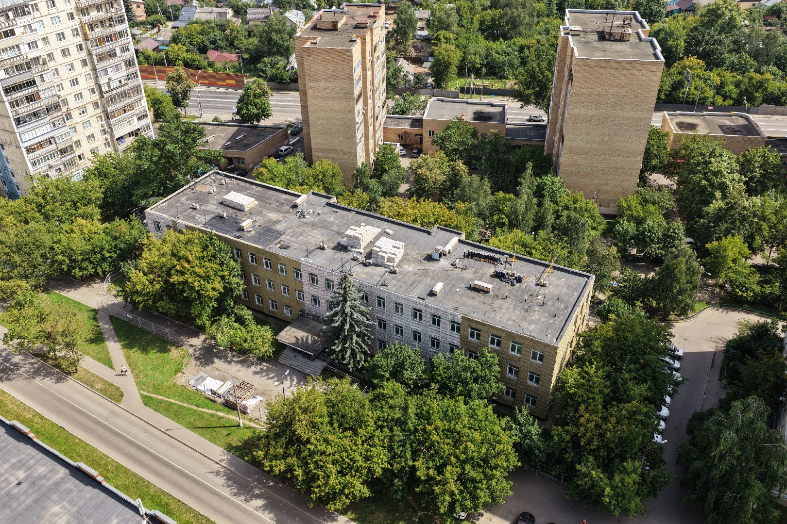 видео с коптера, музыкальная школа красногорск,