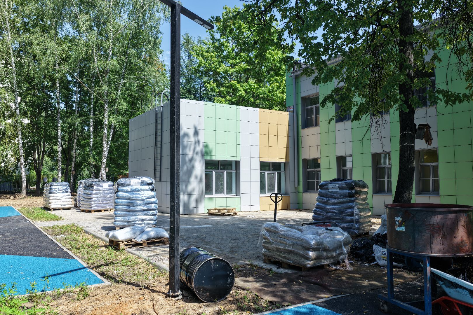 видео с коптера,детский сад в красногорске,