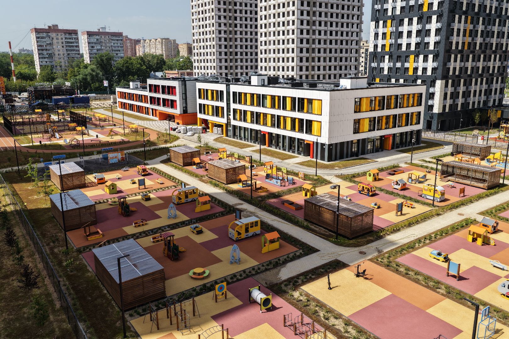 видео с коптера, образование красногорск,