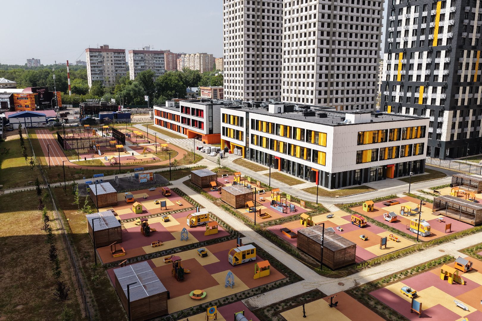 видео с коптера, образование красногорск,