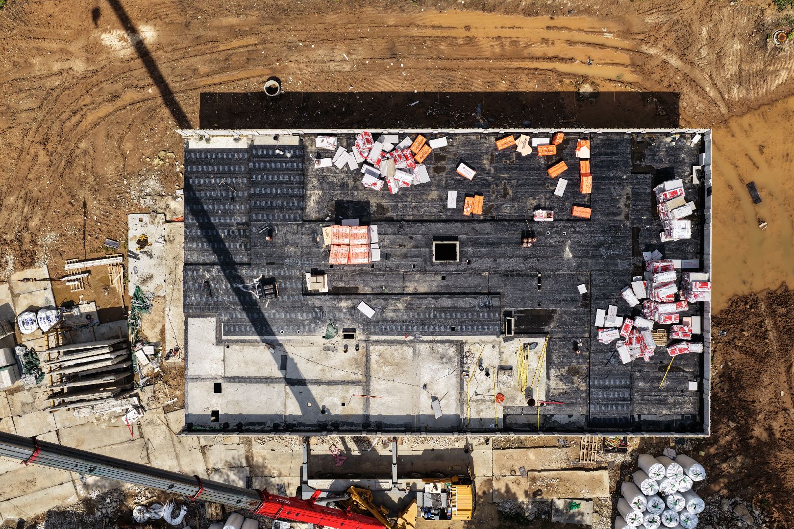 видео с коптера, строительство фапа, медицина волоколамска,  фап судниково,