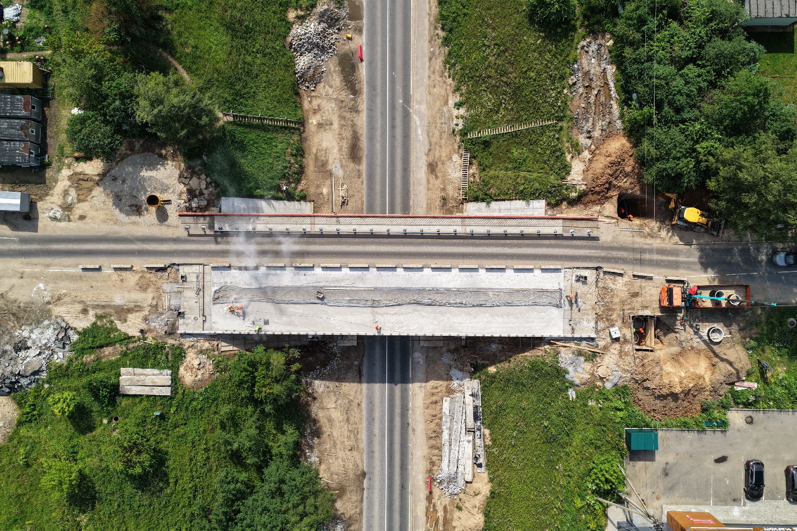 видео с коптера,  ремонт путепровода волоколамск, путепровод ждановское шоссе,