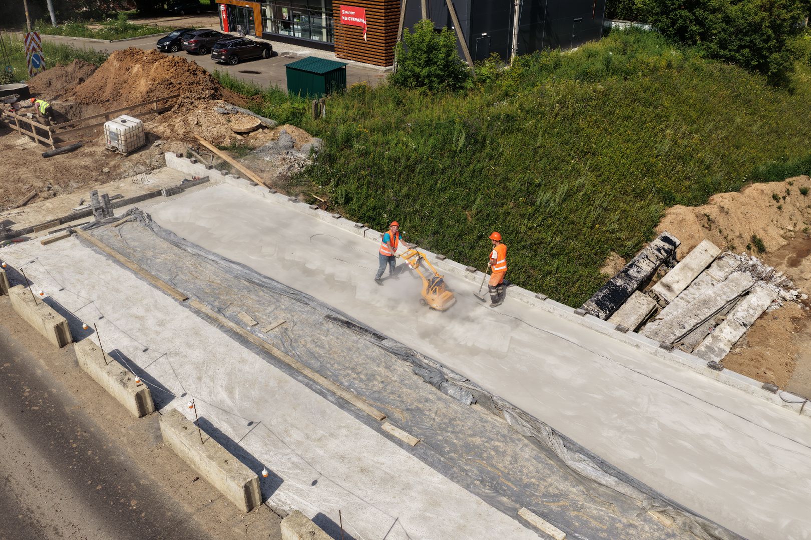 видео с коптера,  ремонт путепровода волоколамск, путепровод ждановское шоссе,