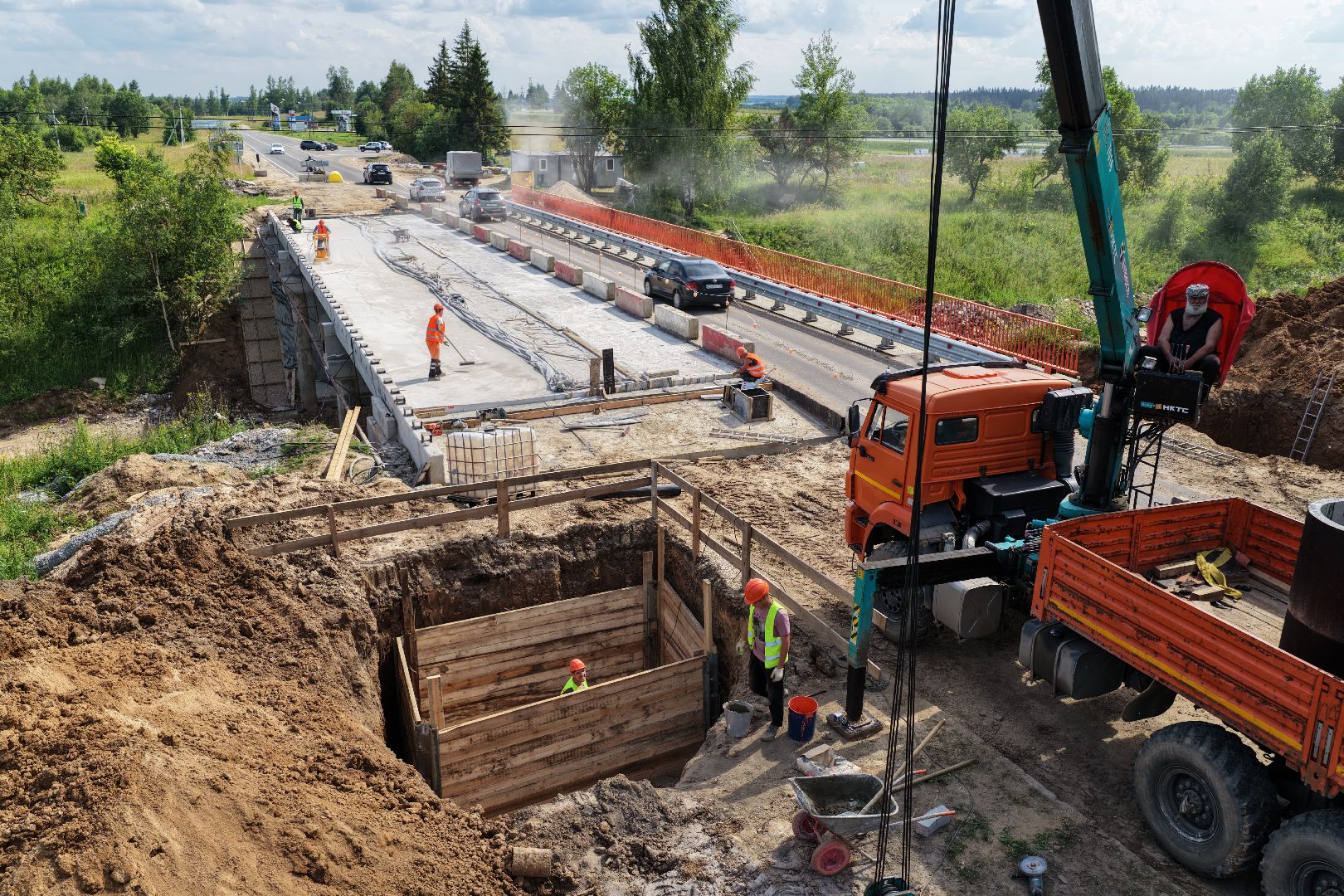 видео с коптера,  ремонт путепровода волоколамск, путепровод ждановское шоссе,