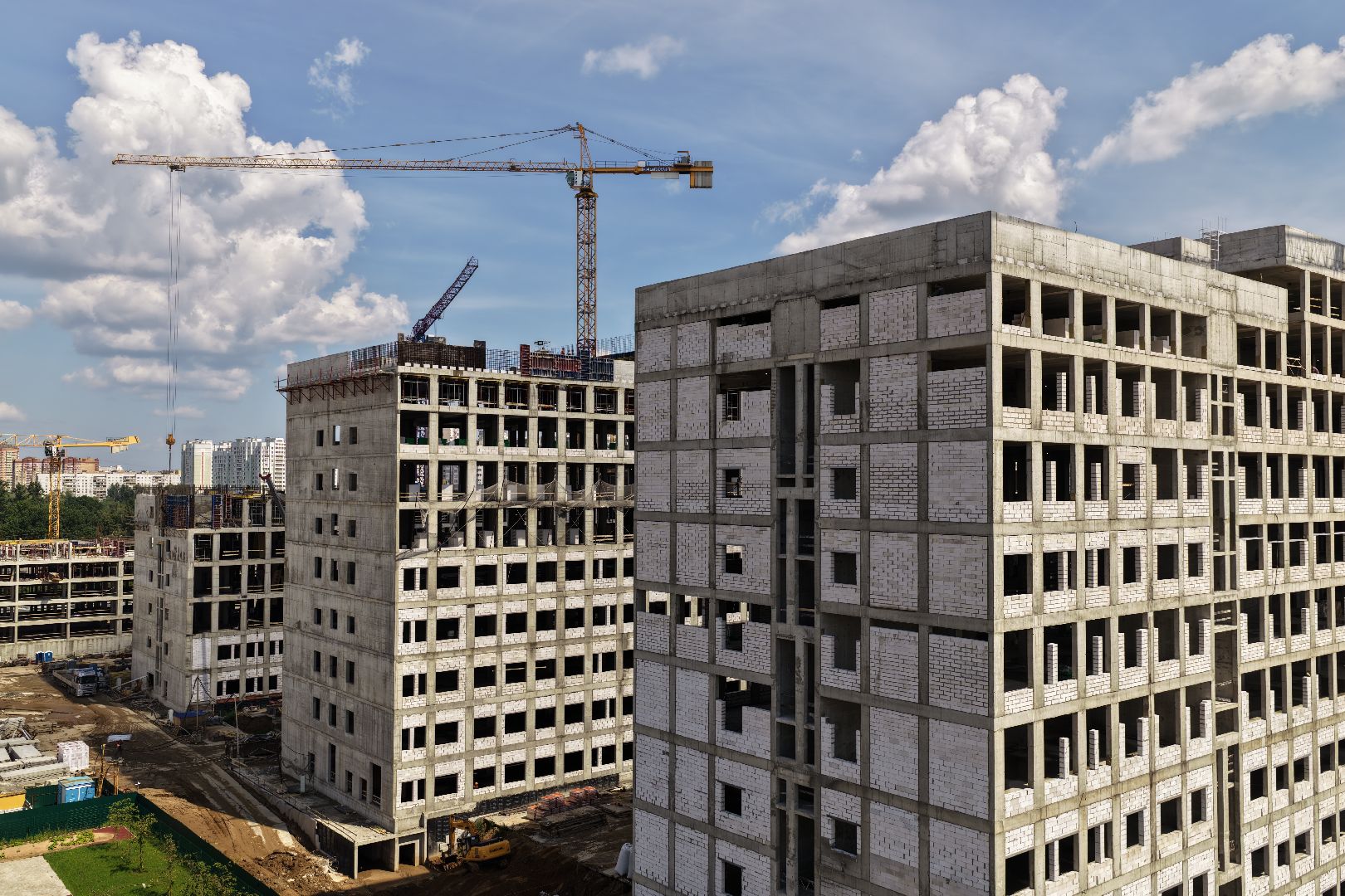 видео с коптера, больница в ольгино, больница балашиха,