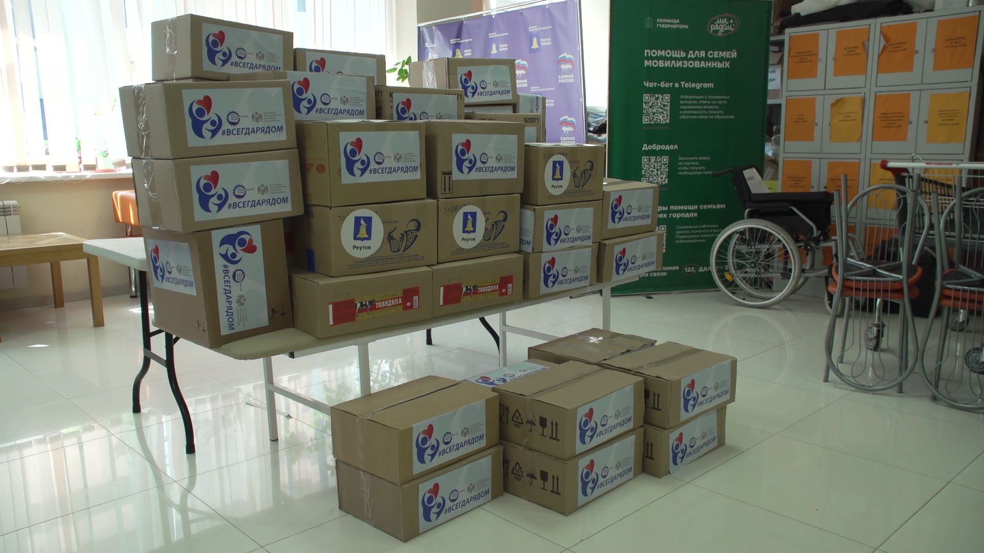 Реутов,  гуманитаная помощь, новые регионы,