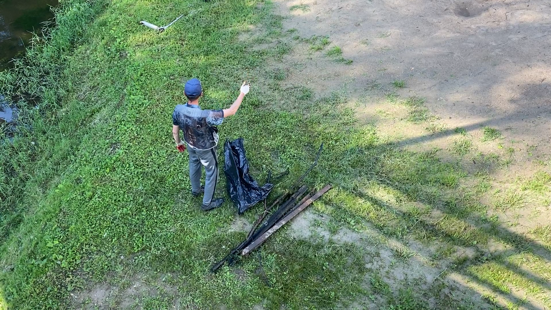 русло реки Закза, власиха озеро, верхнее озеро власиха, очистка озера власиха, коммунальная служба власиха,