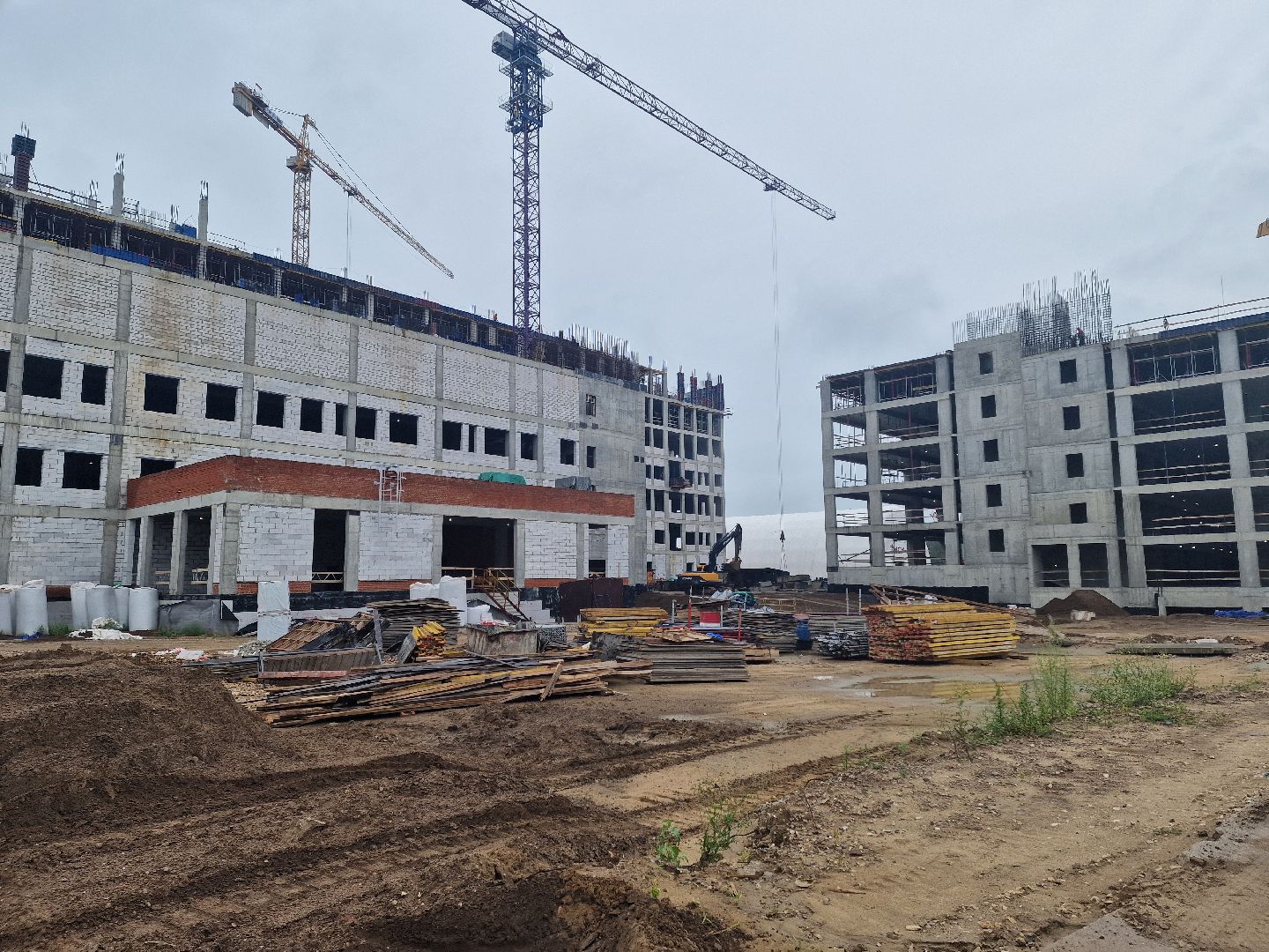 строительство больницы в ольгино, балашиха, медицина,