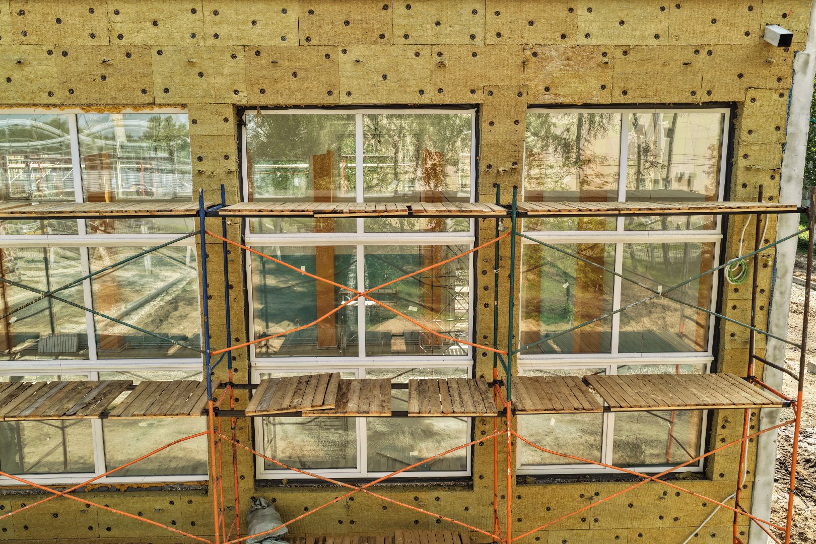 видео с коптера, капремонт гимназии балашиха,