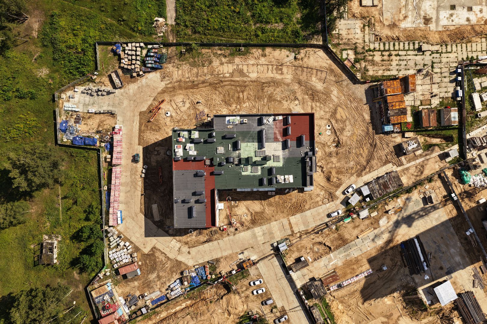 видео с коптера, детский сад в балашихе,