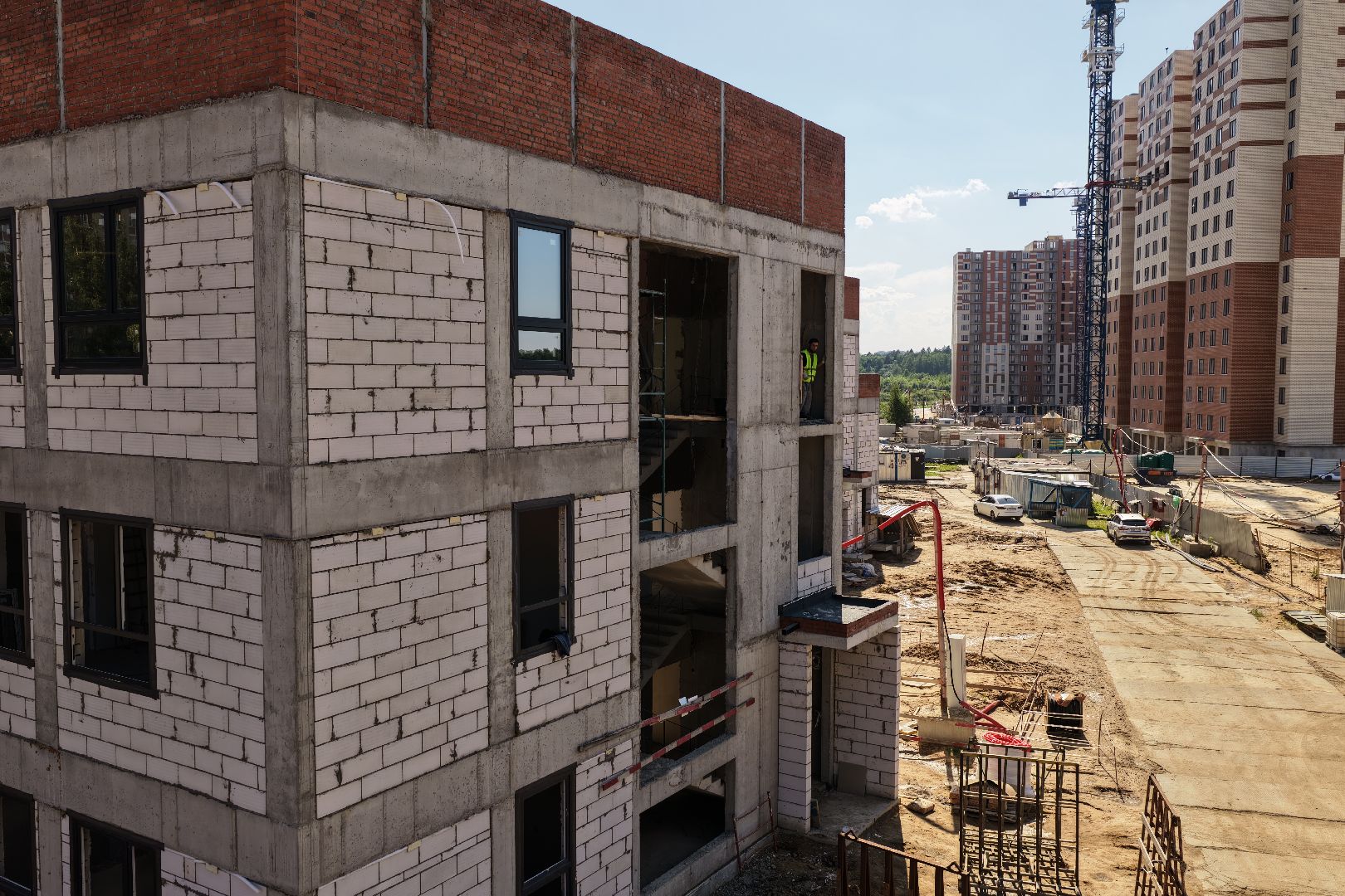 видео с коптера, детский сад в балашихе,