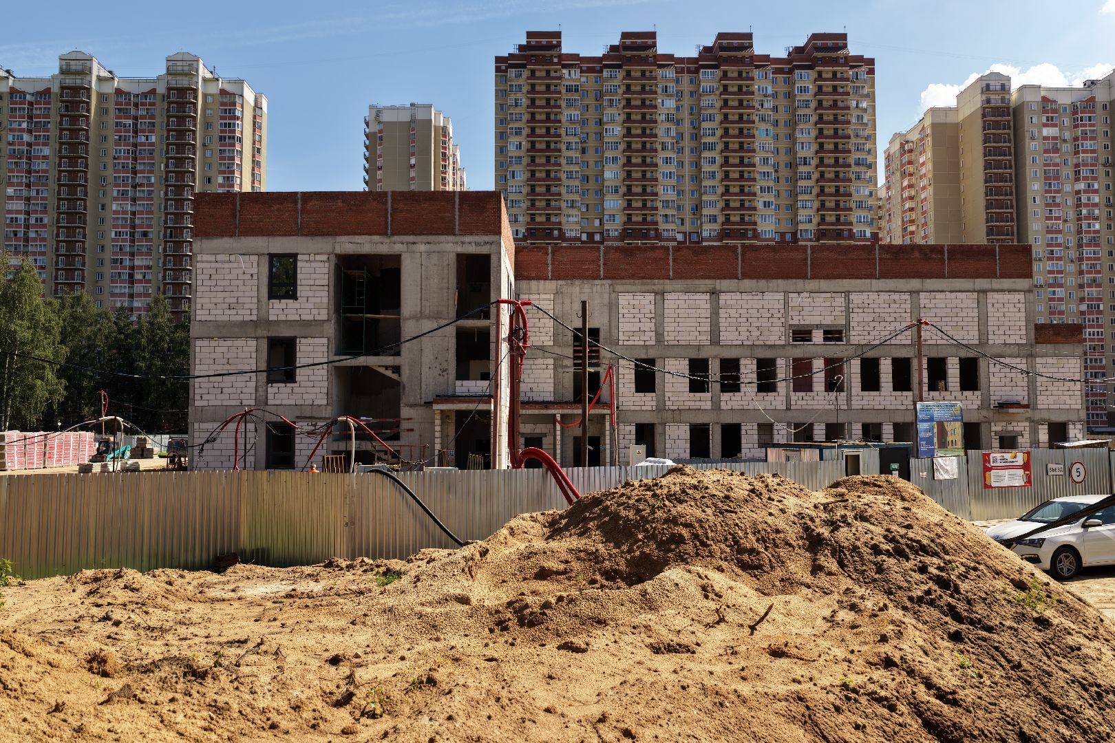 видео с коптера, детский сад в балашихе,
