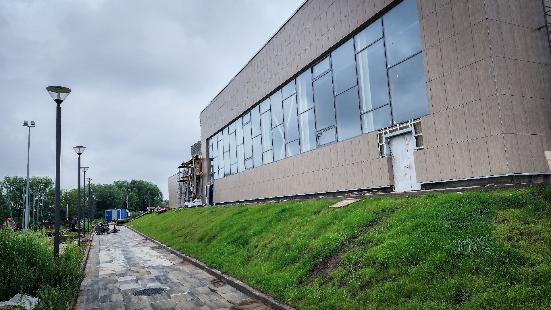 бронницы, строительство физкультурно-оздоровительного комплекса , строительство эллинга,