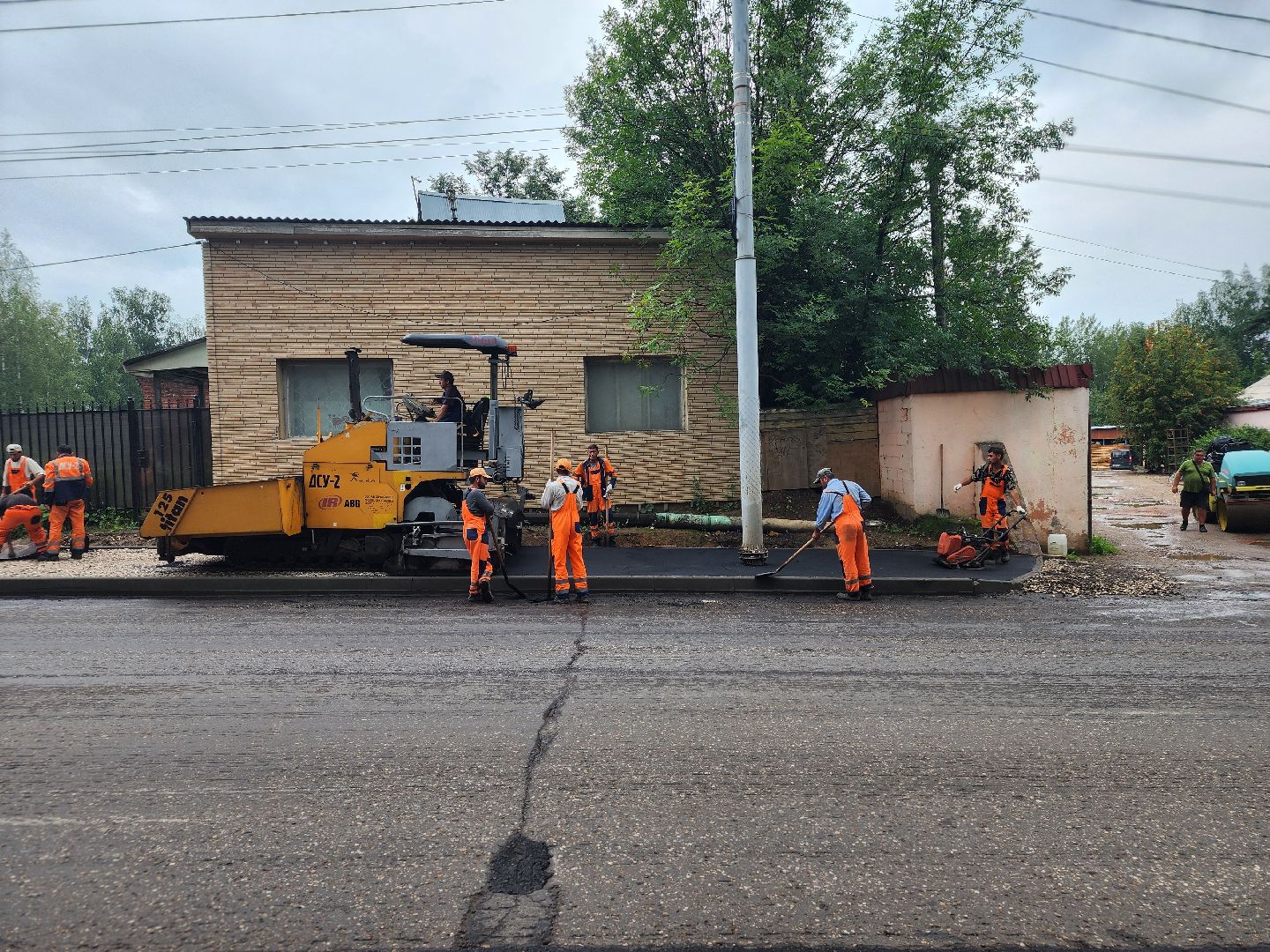 хотьково, сергиев посад, сергиево-посадский городской округ, благоустройство, дороги, елизаветинская больница, вокзал, пешеходная дорога, тротуар,