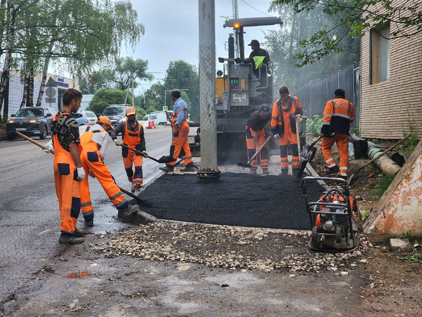 хотьково, сергиев посад, сергиево-посадский городской округ, благоустройство, дороги, елизаветинская больница, вокзал, пешеходная дорога, тротуар,