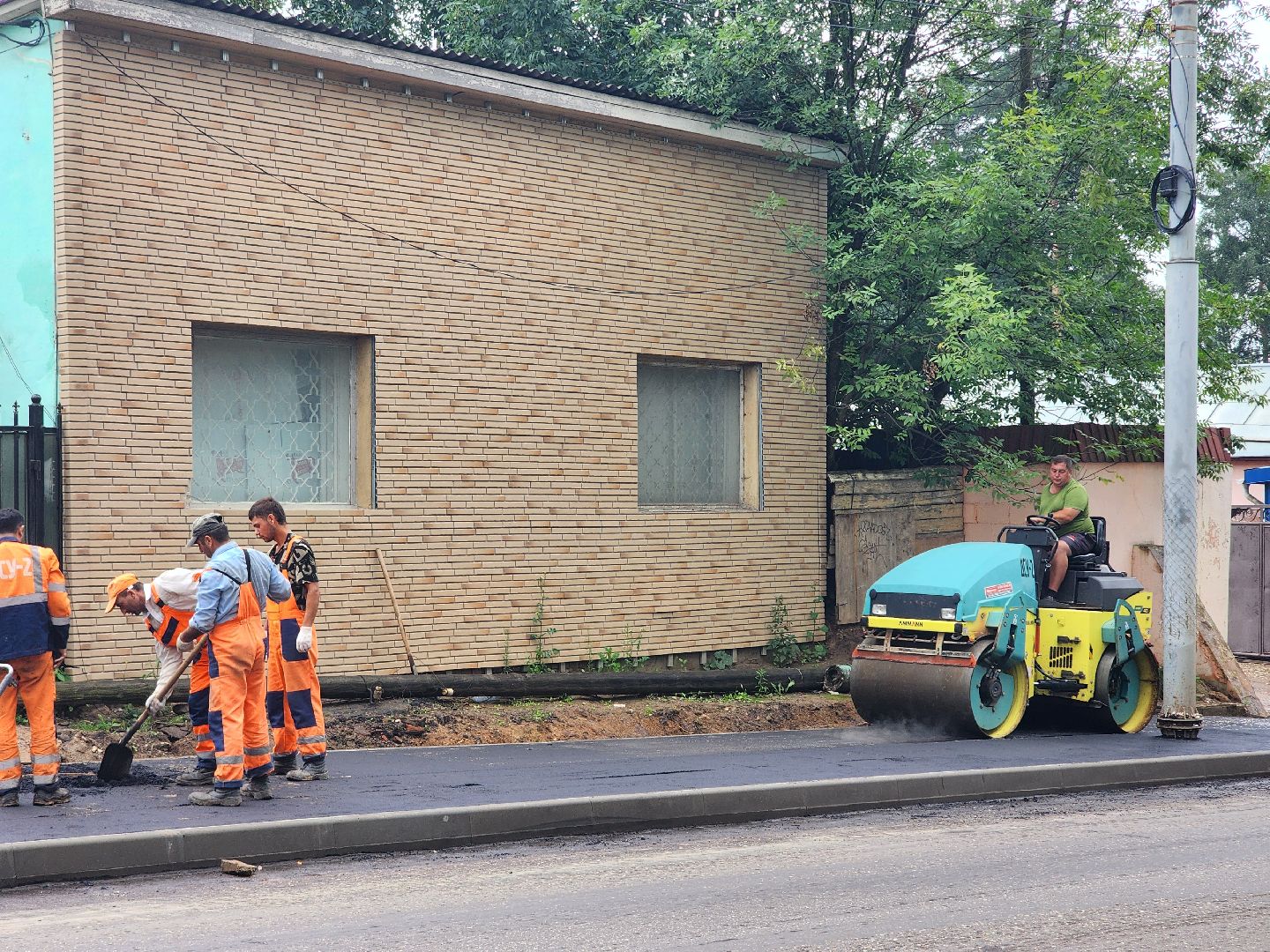 хотьково, сергиев посад, сергиево-посадский городской округ, благоустройство, дороги, елизаветинская больница, вокзал, пешеходная дорога, тротуар,