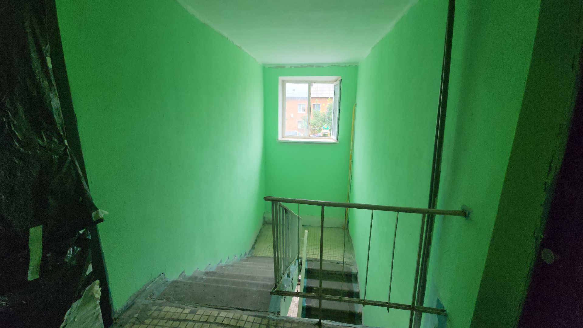 щёлково, ремонт подъезда, покраска стен,