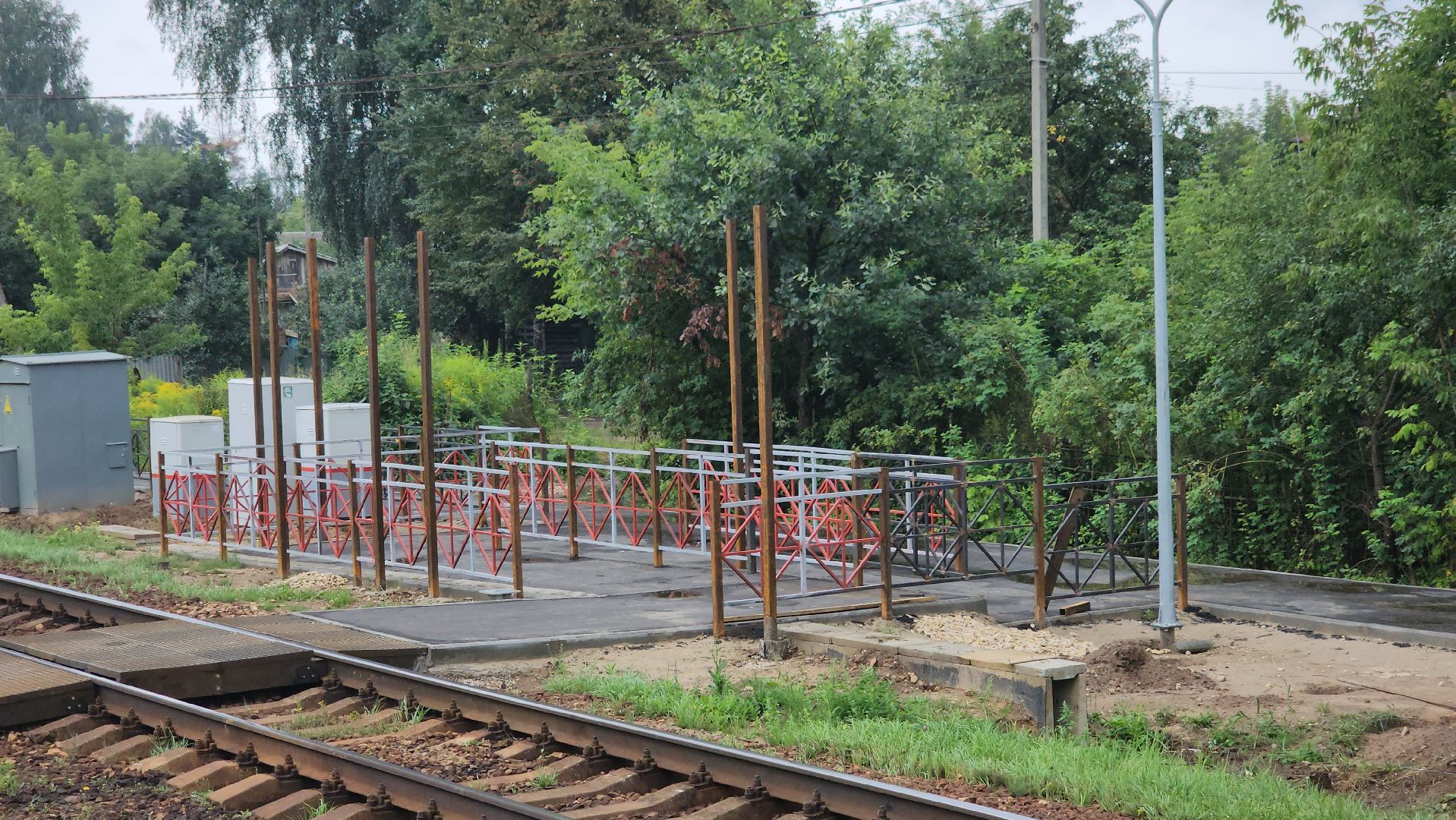 щёлково, Ремонт жд станции, Станция Осеевская,