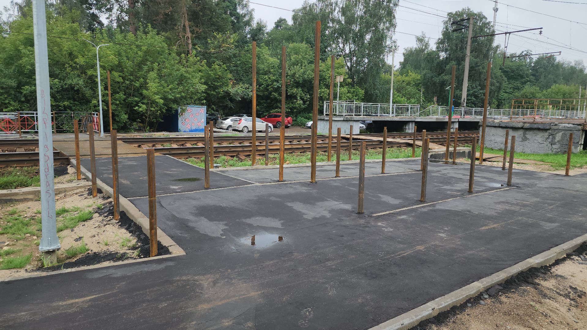 щёлково, Ремонт жд станции, Станция Осеевская,