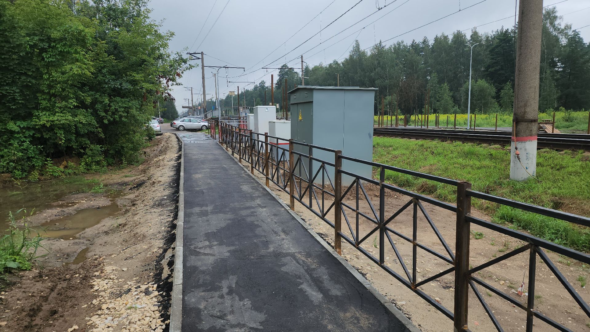 щёлково, Ремонт жд станции, Станция Осеевская,