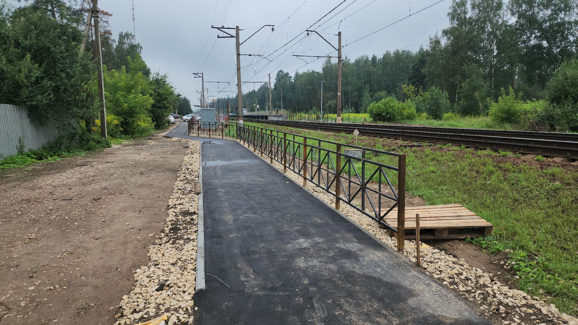 щёлково, Ремонт жд станции, Станция Осеевская,