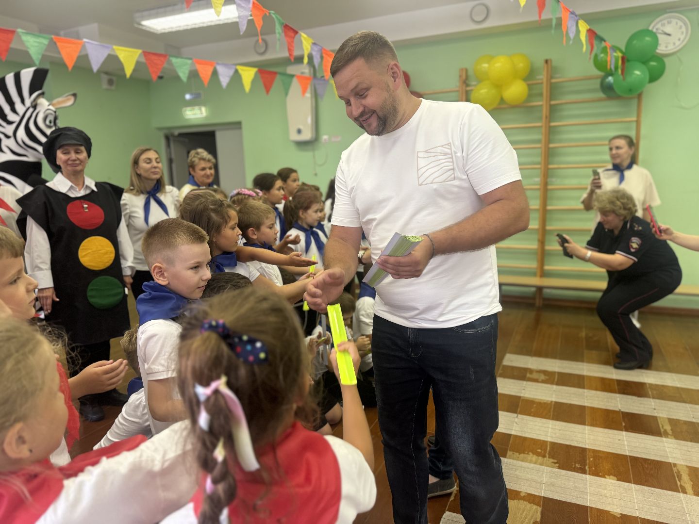 день светофора, детский лагерь колобок, ленинский городской округ, госавтоинспекция,