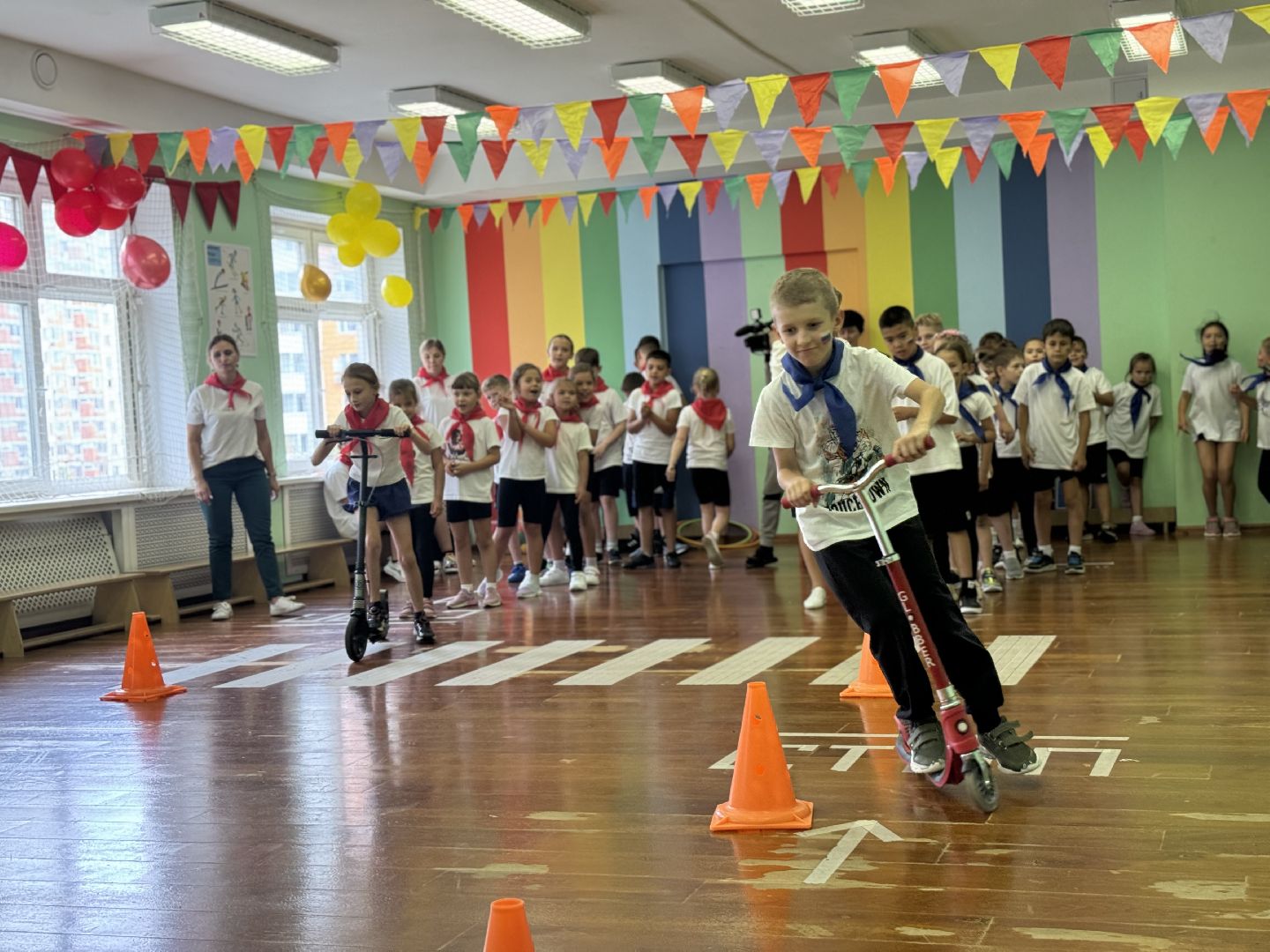 день светофора, детский лагерь колобок, ленинский городской округ, госавтоинспекция,