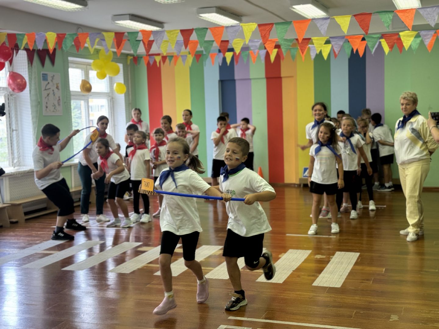 день светофора, детский лагерь колобок, ленинский городской округ, госавтоинспекция,