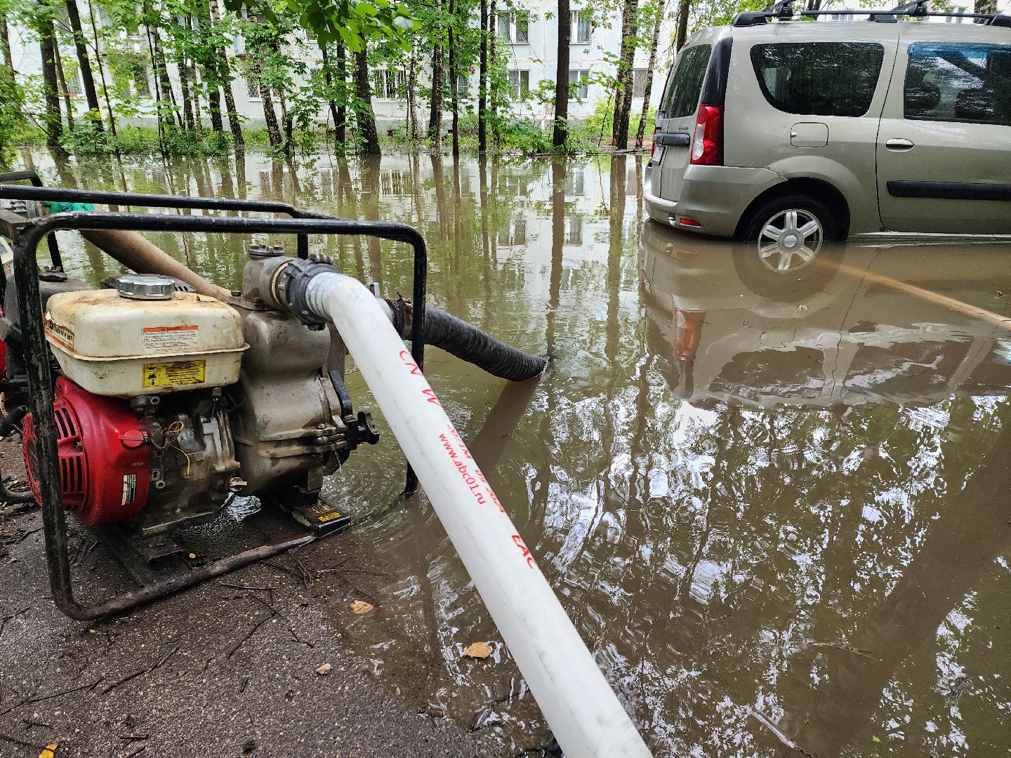 солнечногорск, коммуникации , дождь, стихия, жители ,