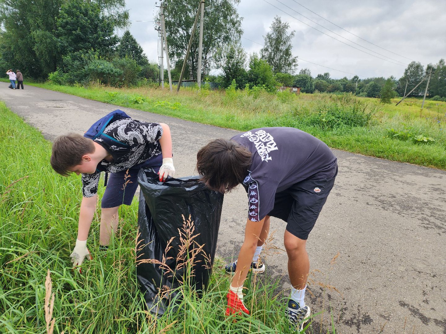 красноармейск, городской округ пушкинский, экологическая бригада, подростки, трудовое лето,