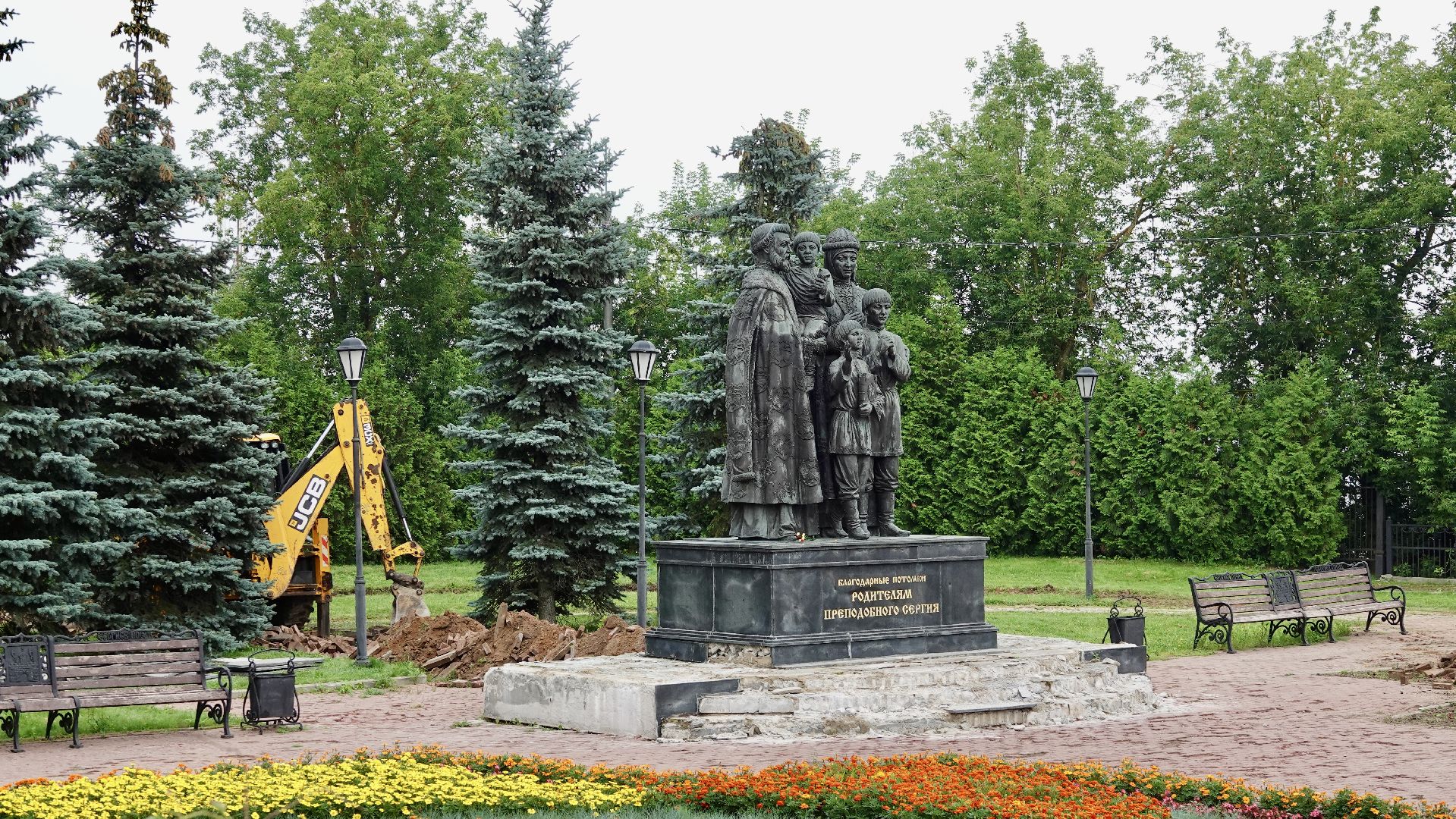 ремонт , памятник , сергиев посад , сергиево-посадский городской округ, памятник родителям сергия радонежского ,