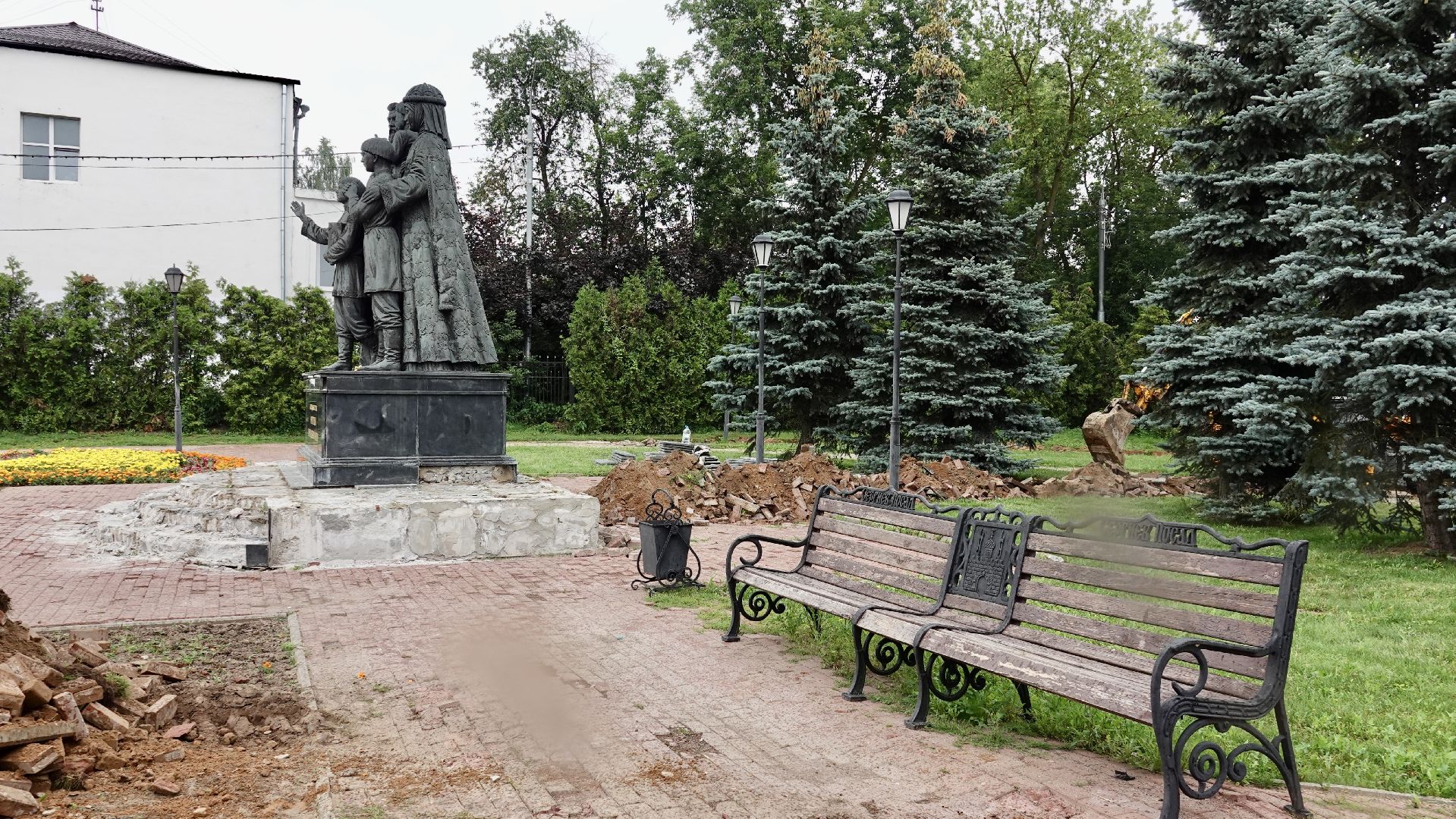 ремонт , памятник , сергиев посад , сергиево-посадский городской округ, памятник родителям сергия радонежского ,