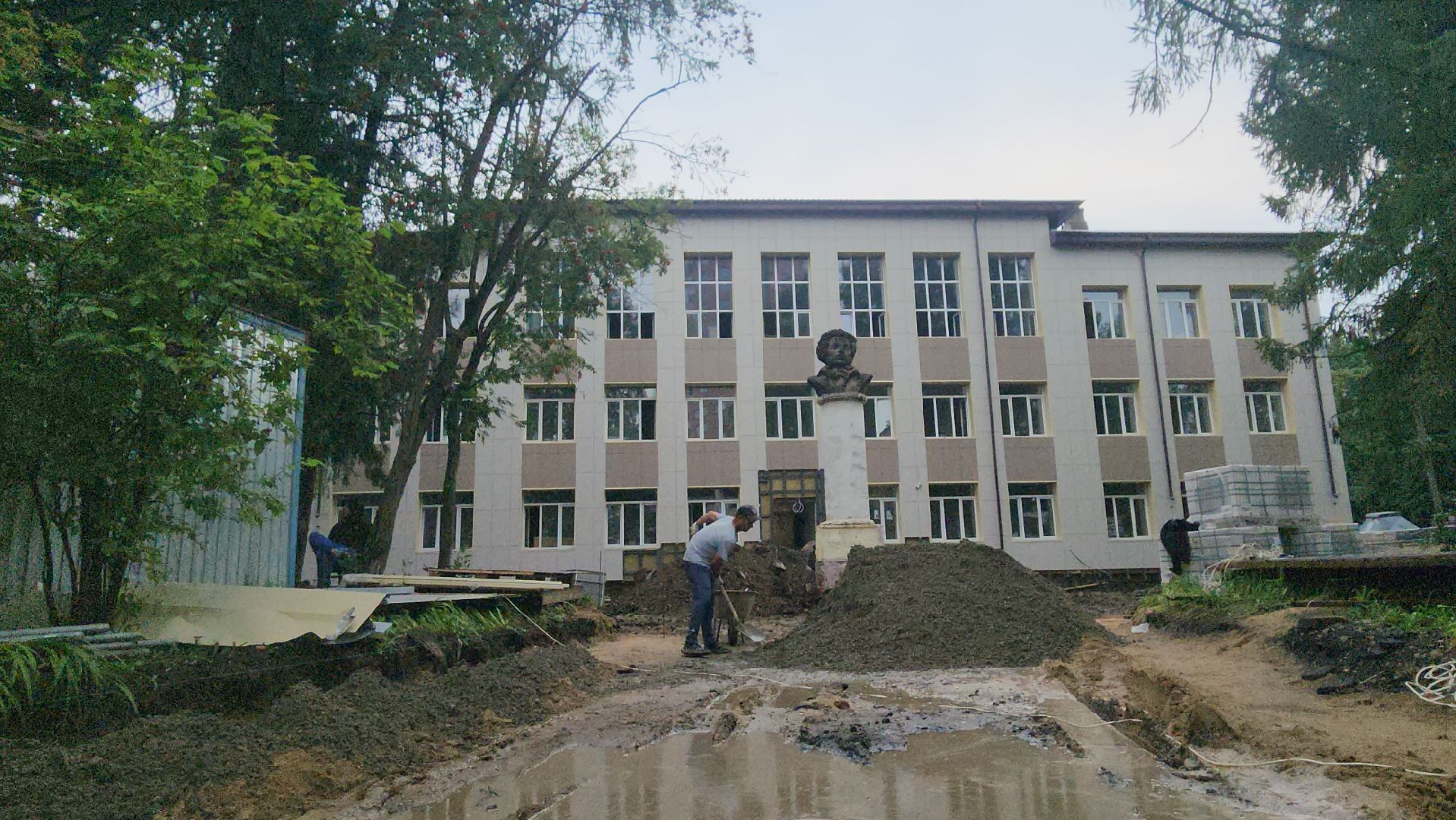 серпухов, школа 6, капитальный ремонт школы, улица водонапорная,