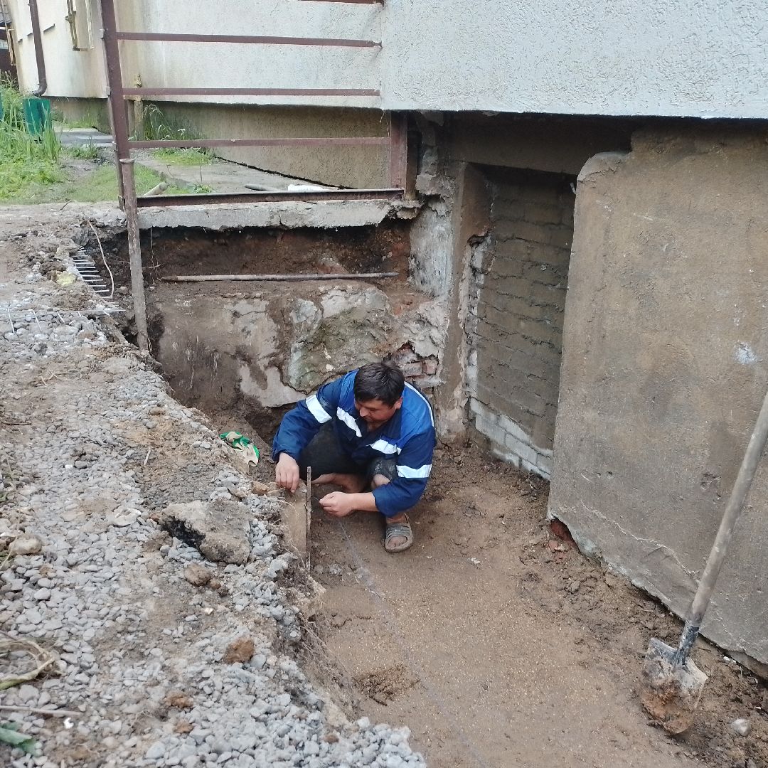 городской округ восход, благоустройство,жкх,подвал, ремонт входной группы,