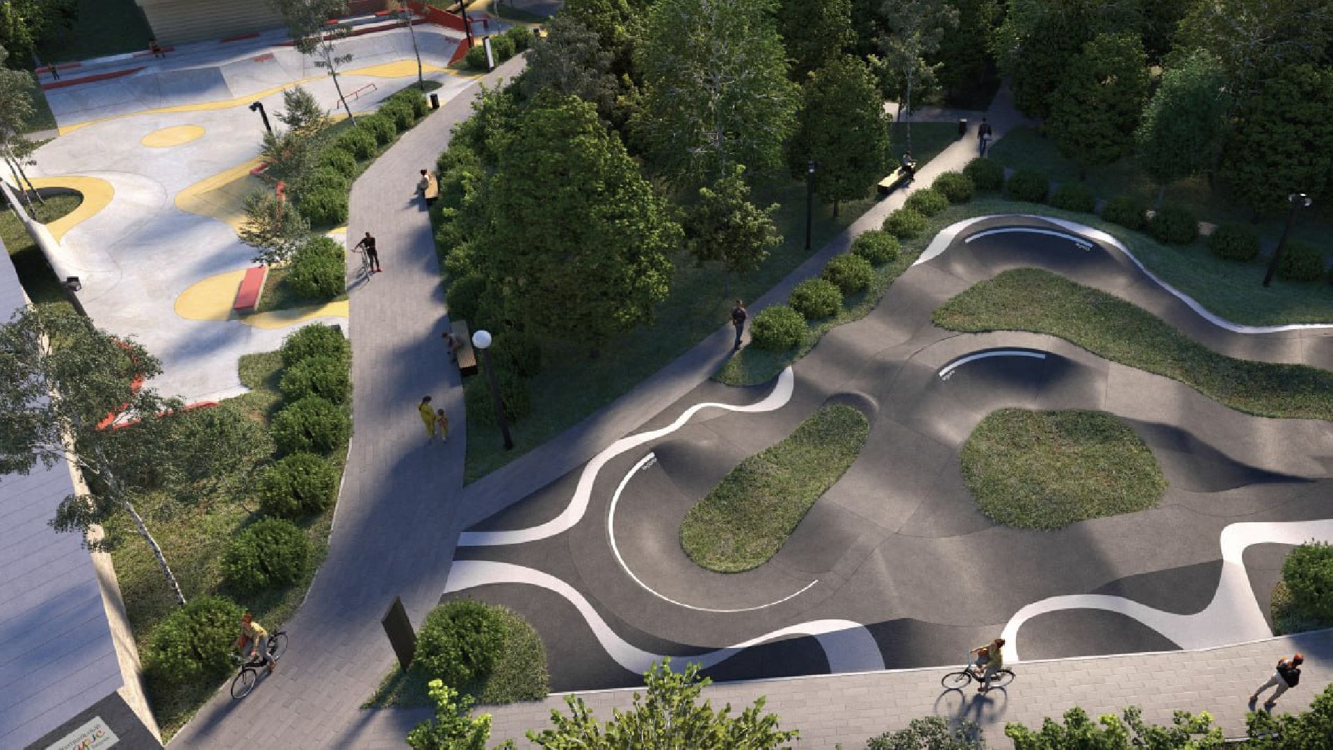 скейт-парк, благоустойство, ленинский городской округ, центральный парк видного,