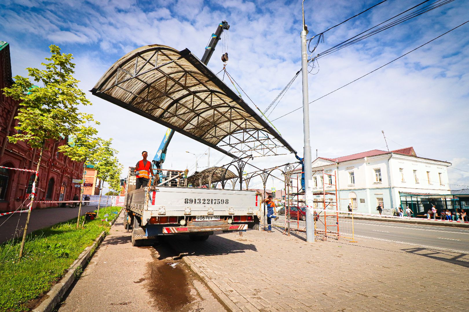 клин, транспорт, благоустройство, остановки,
