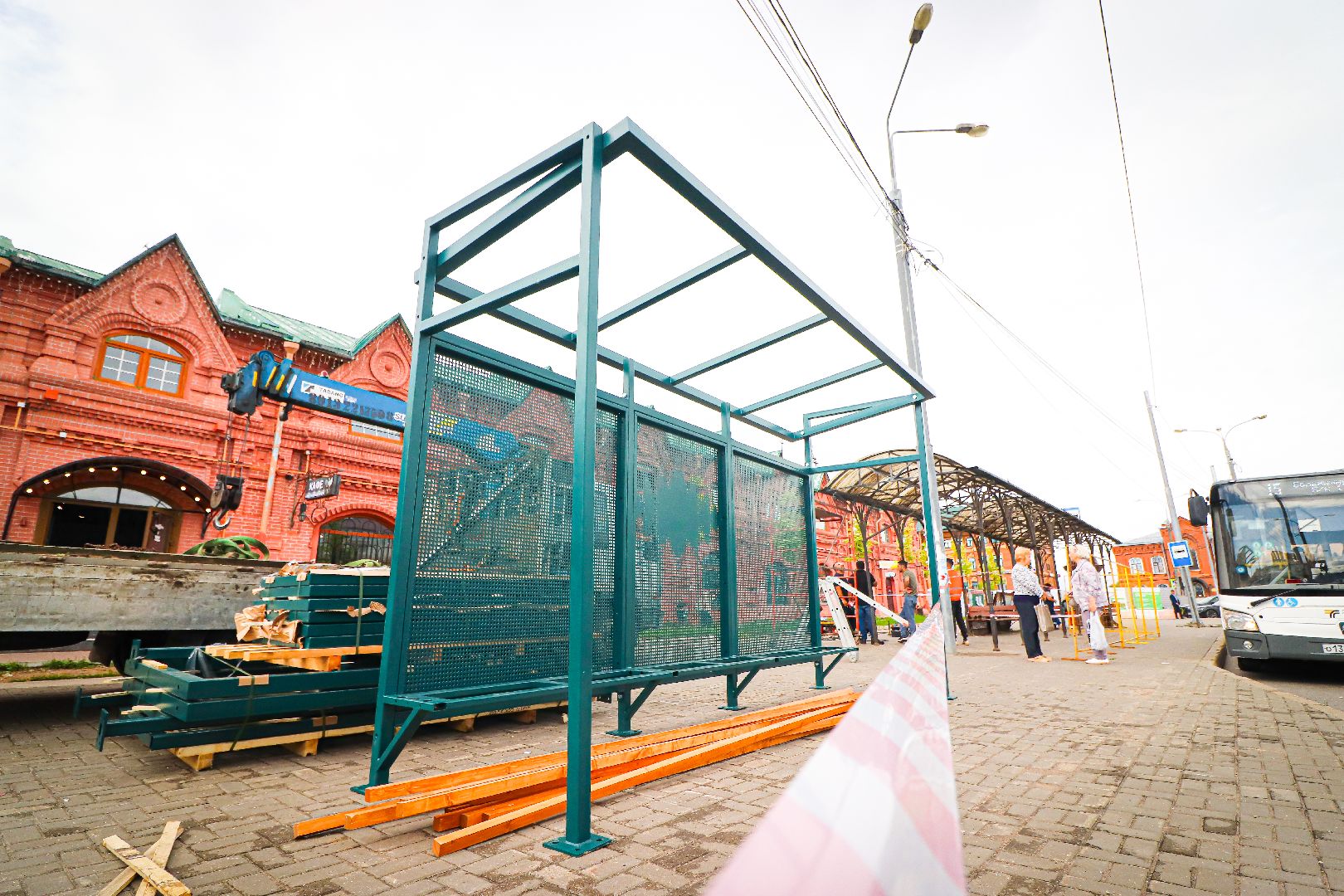 клин, транспорт, благоустройство, остановки,