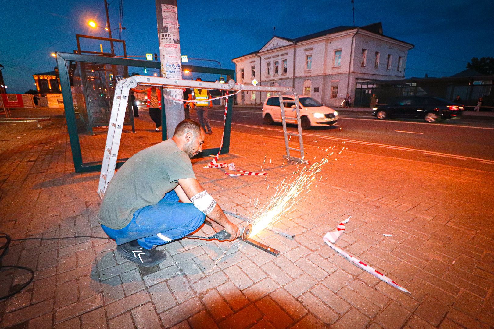 клин, транспорт, благоустройство, остановки,