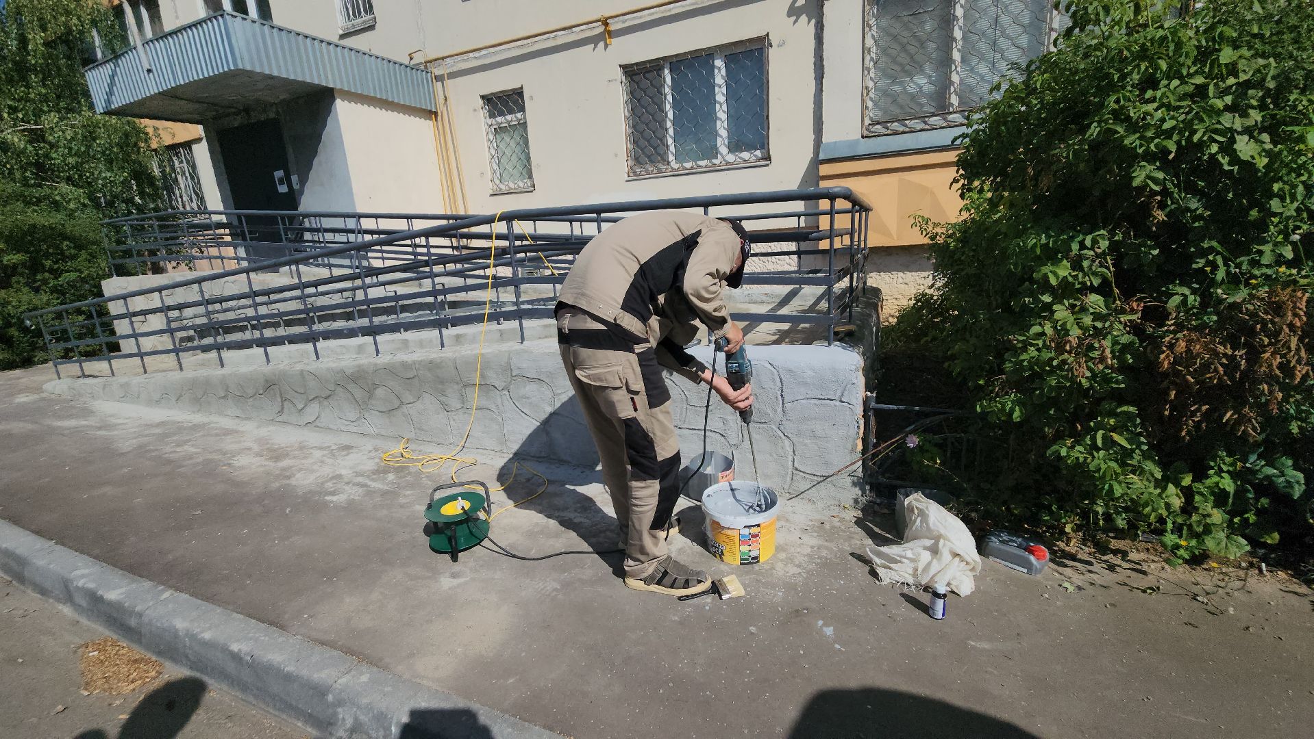 серпухов, ук добрый дом, ремонт пандусов, управляющая компания, жкх в серпухове, улица ворошилова,