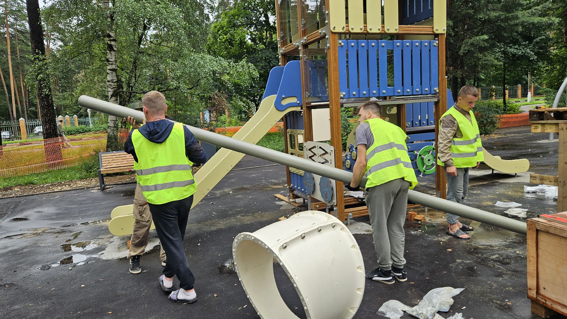 детская площадка, жуковский, дети,