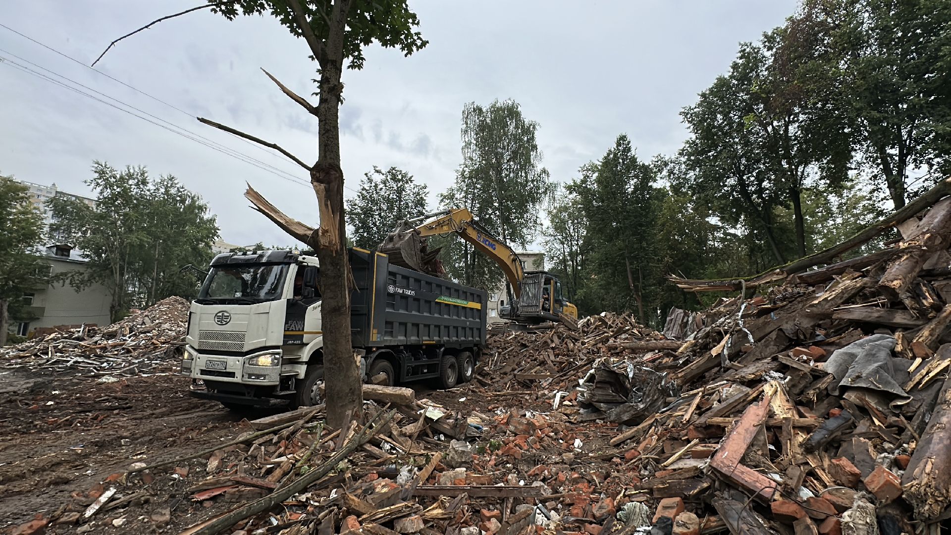 пушкинский городской округ, снос аварийного жилья, снос дома, пушкино,