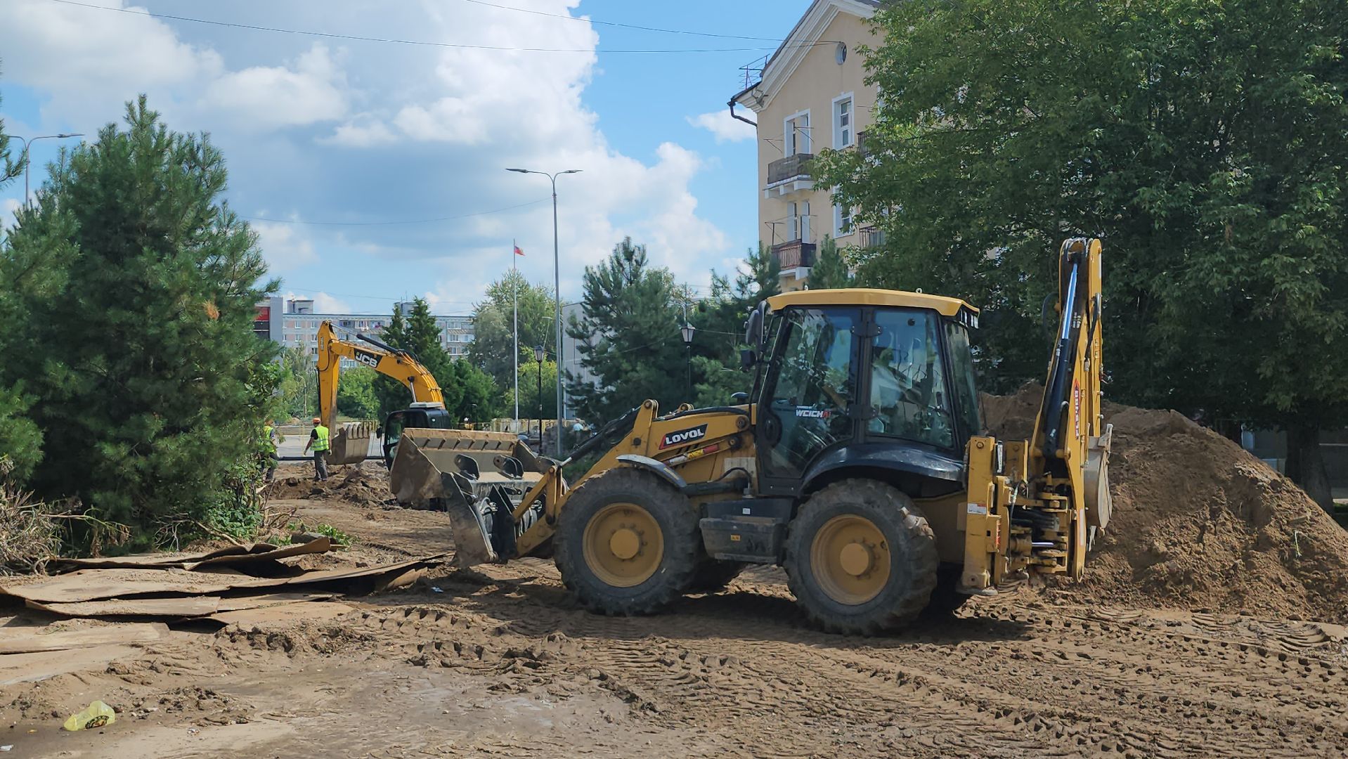 лосино-петровский, ремонт коллектора, замена труб,