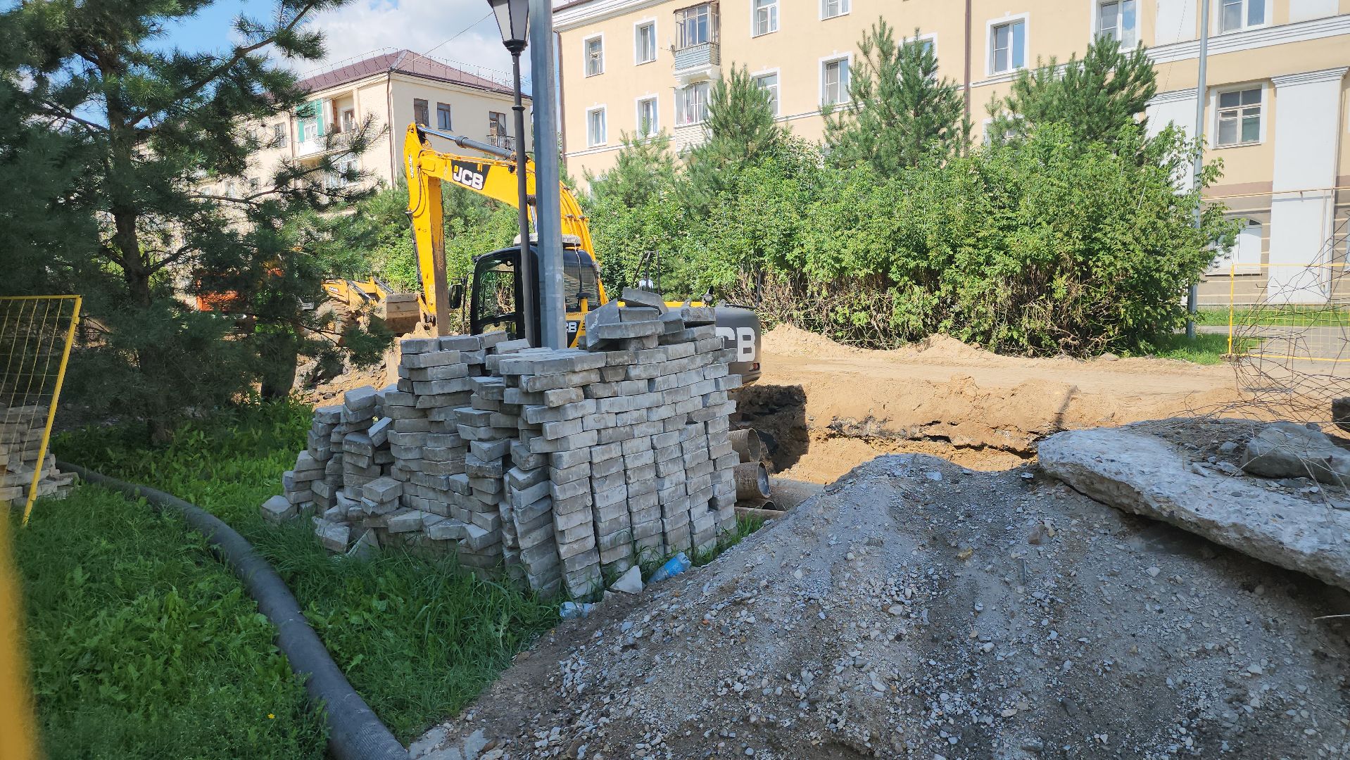 лосино-петровский, ремонт коллектора, замена труб,