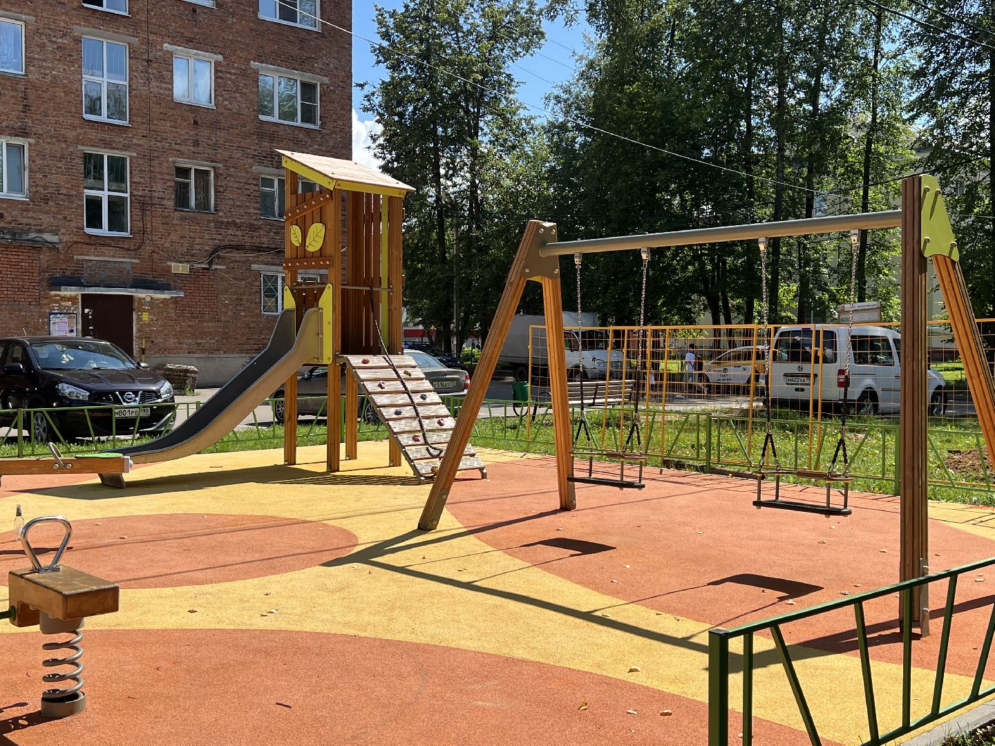 Запрудня, талдомский городской округ, детская  площадка,